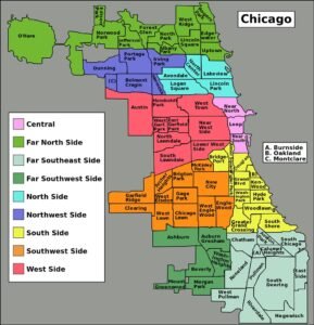 Chicago Gangs Map with Full Tour of Chicago Hoods & Neighborhood ...